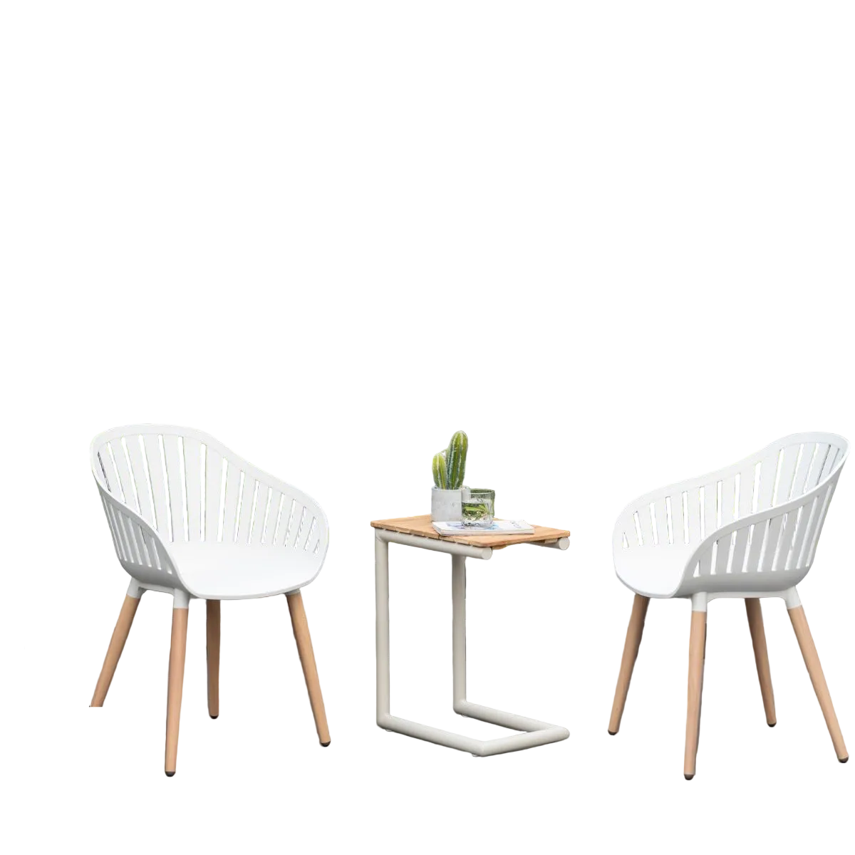 Portals Light C-shape Chair Set