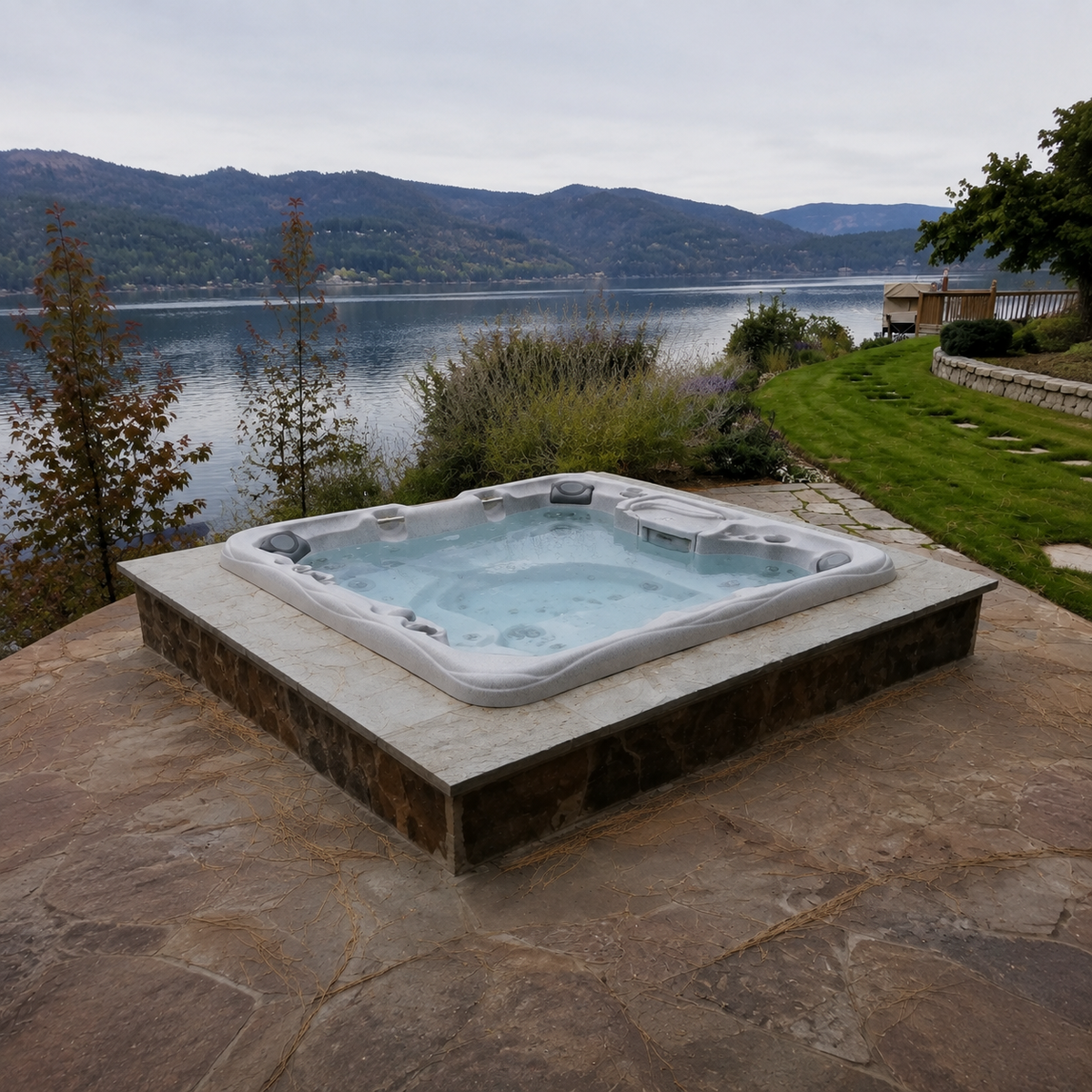 El Dorado Hot Tub - 5-Person Deep Comfort for Full-Body Hydrotherapy