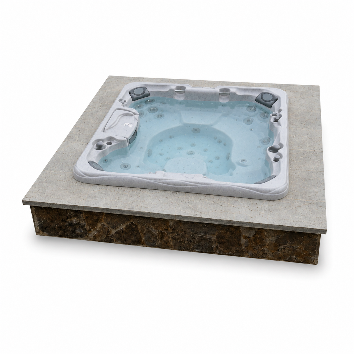 El Dorado Hot Tub - 5-Person Deep Comfort for Full-Body Hydrotherapy