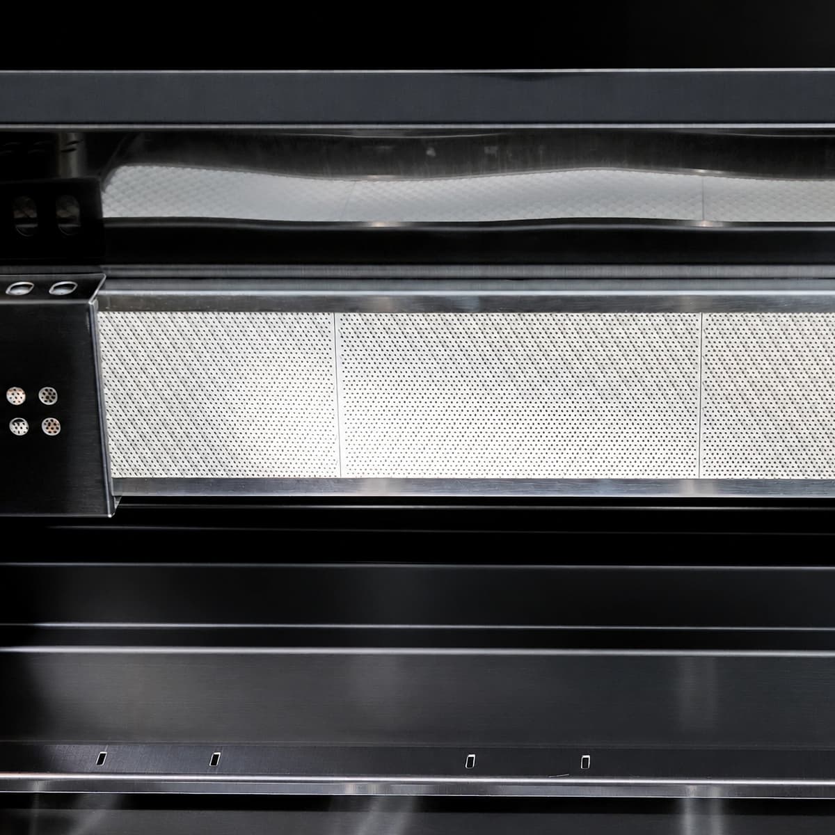 65" 4-Burner 72,000 BTU Black Outdoor Kitchen Island Grill + Round Side Burner
