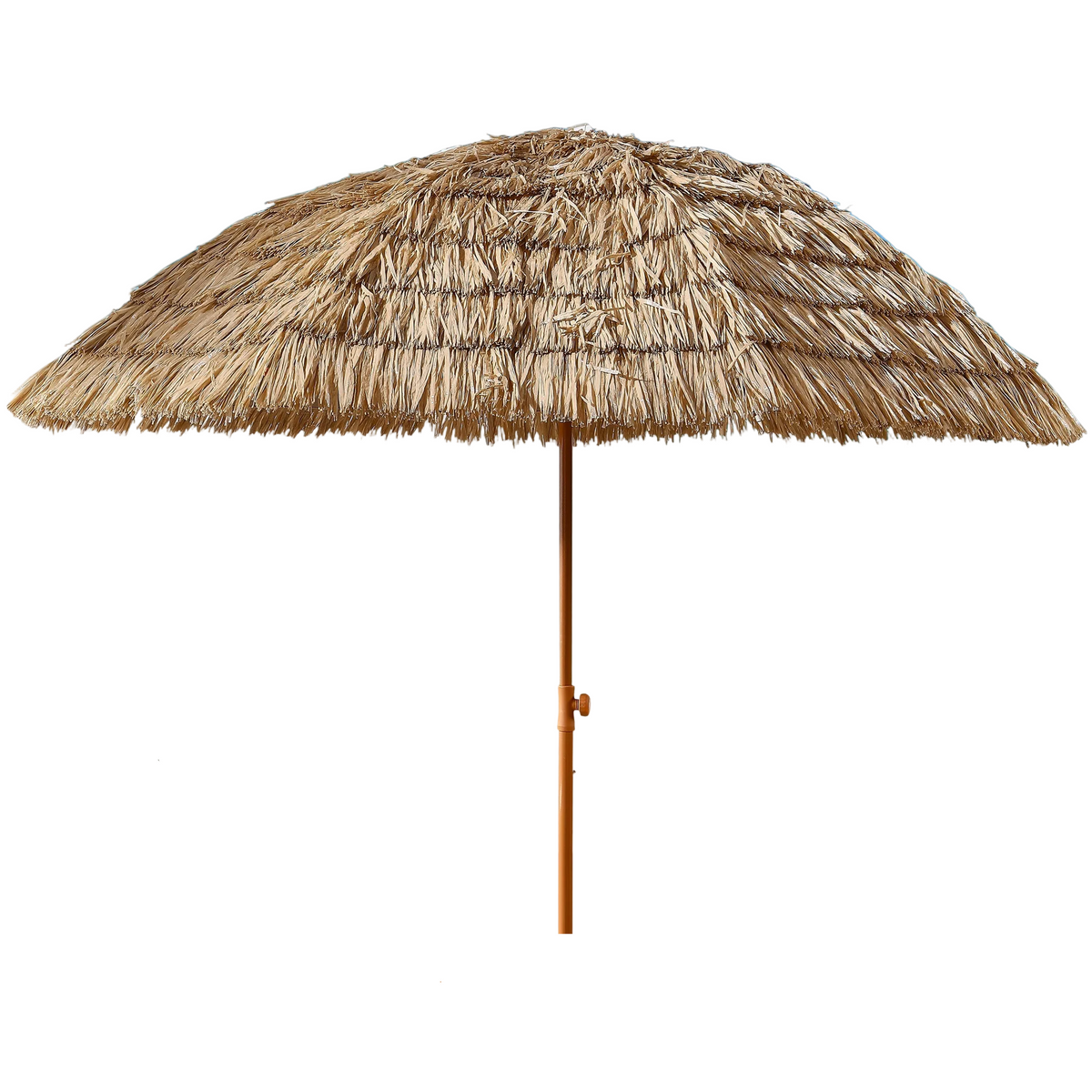 8' Thatched Patio Tiki Umbrella Tropical Palapa