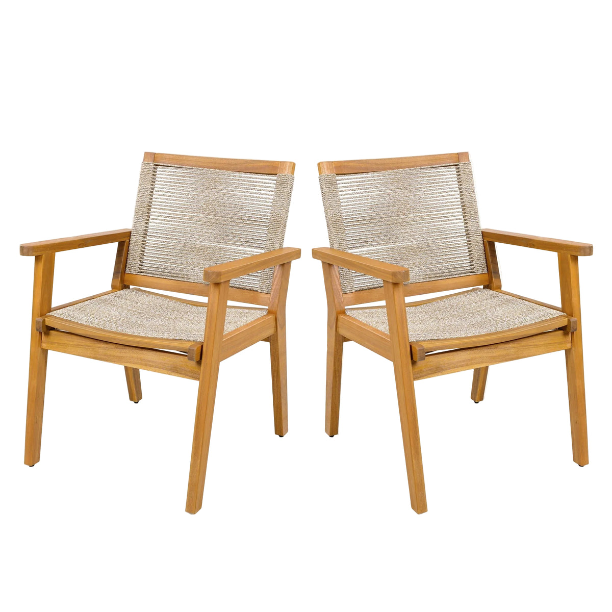 Outdoor Rope Dining Chair (Set of 2)