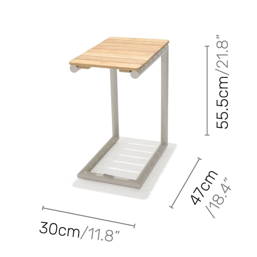 Portals Light C-Shape Side Table