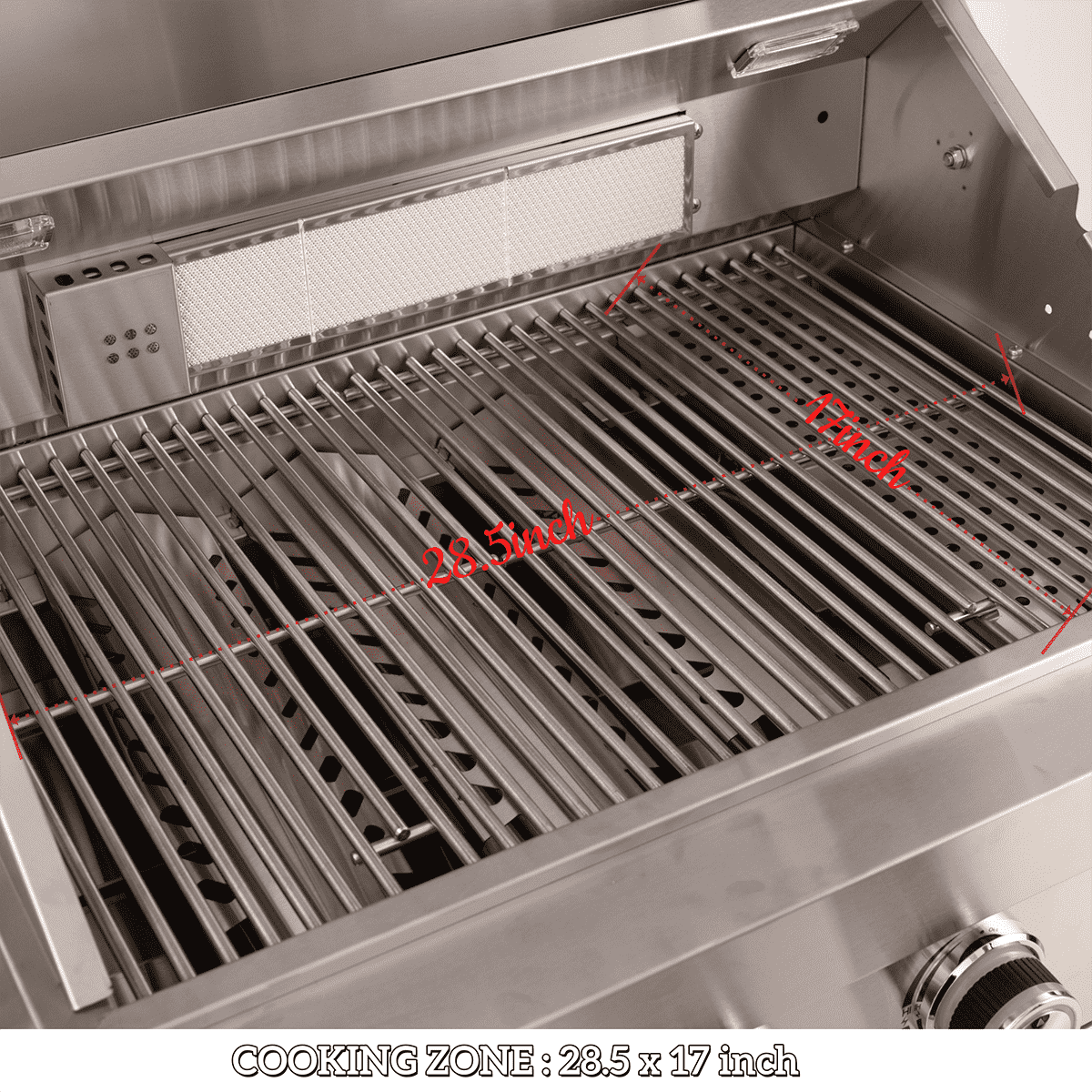 65" Black Outdoor Kitchen Island with Rotisserie | The Lavish Sunset