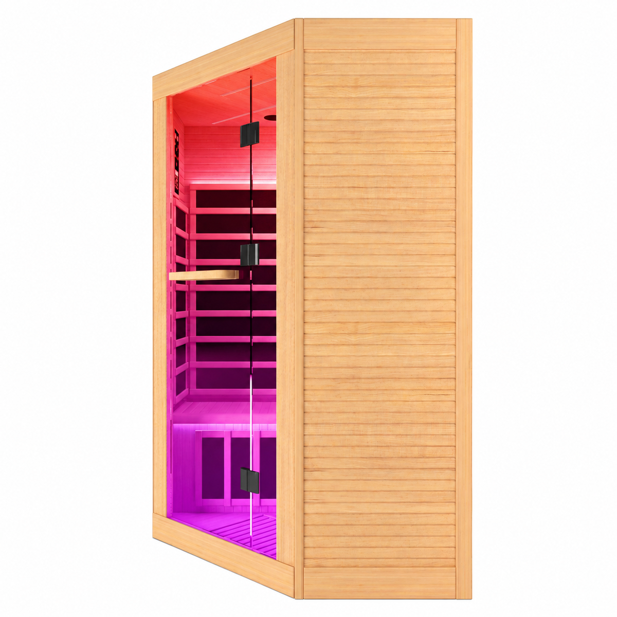 Canadian hemlock pentagonal double sauna