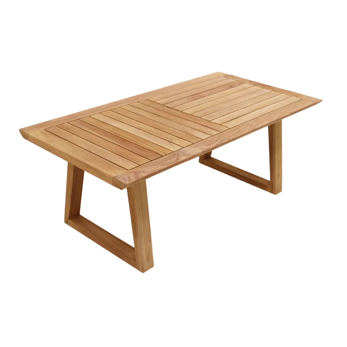 Agate Rectangular Teak Coffee Table