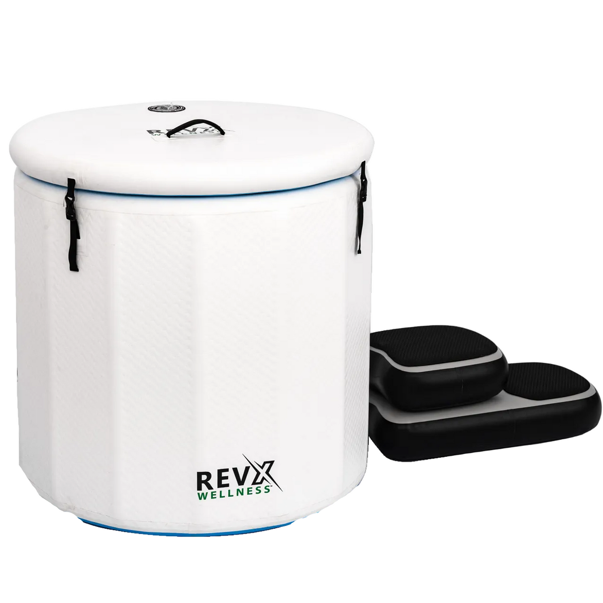 RevX Inflatable Barrel with Inflatable Steps