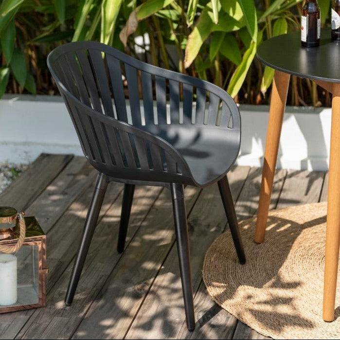 Nassau Resin and Aluminum Chairs - 4 Piece
