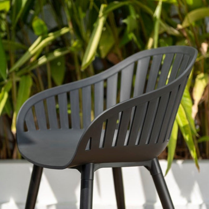 Nassau Resin and Aluminum Chairs - 4 Piece