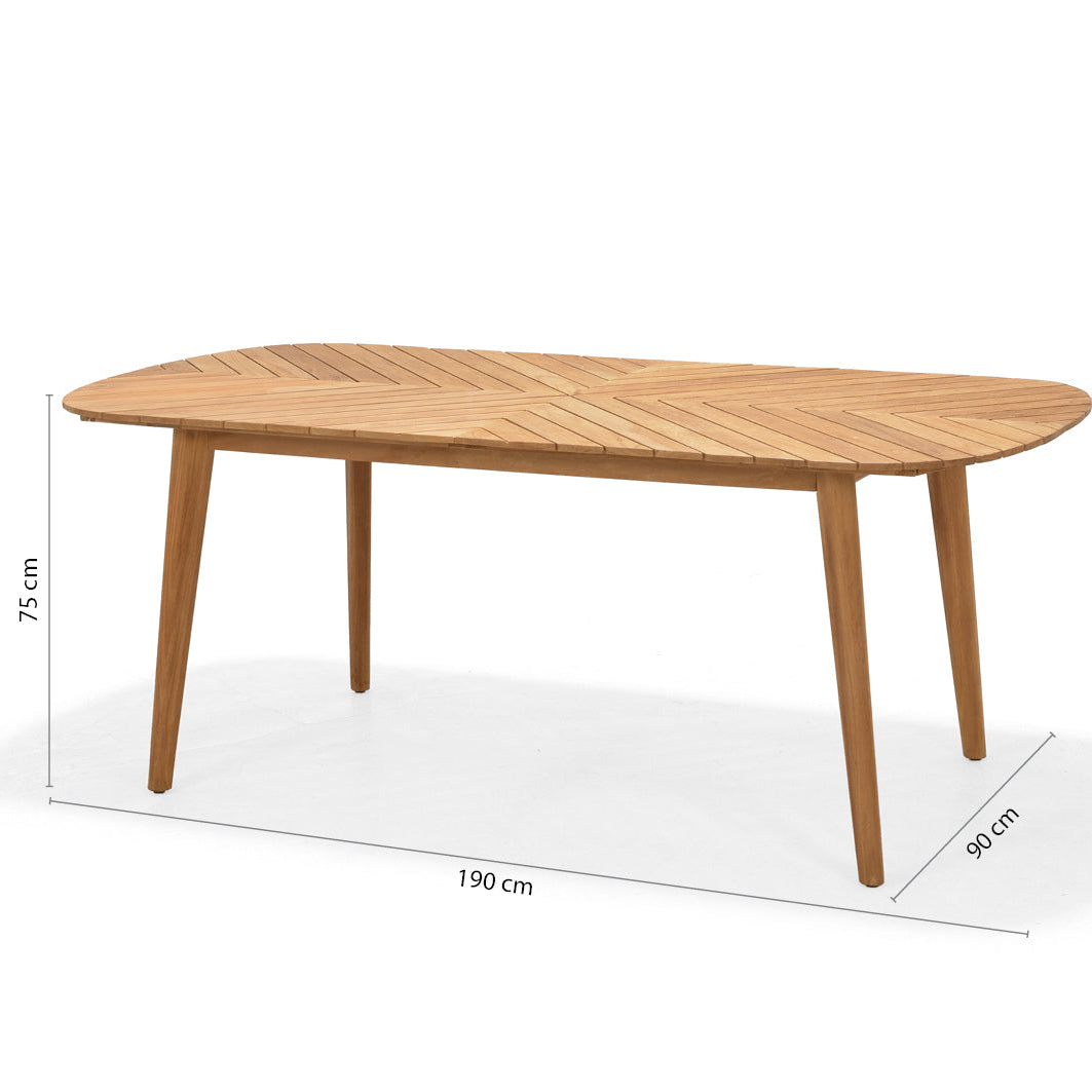 Jade Rectangular Teak Big Table
