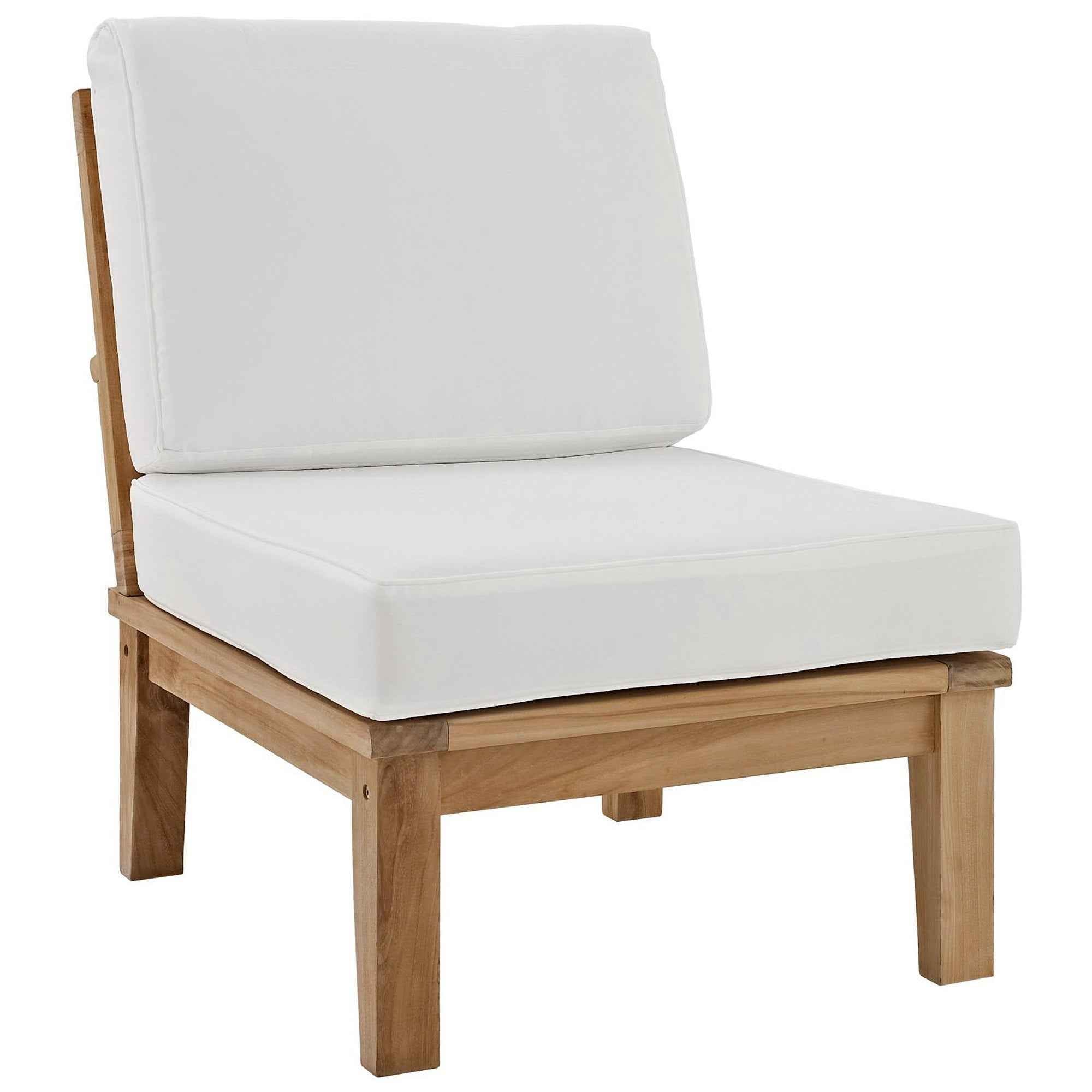 Lavish Sunset Marina Teak Outdoor Seating Set - 10-Piece Modway Collection