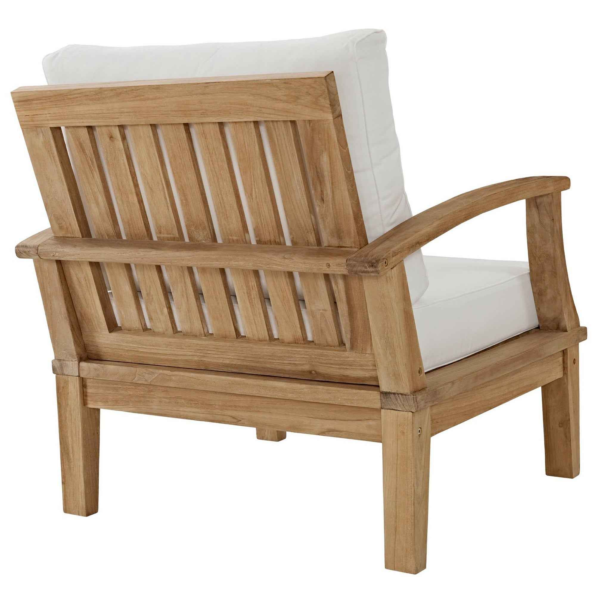 Lavish Sunset Outdoor Lounge Set - Marina 9-Piece Teak Collection by Modway