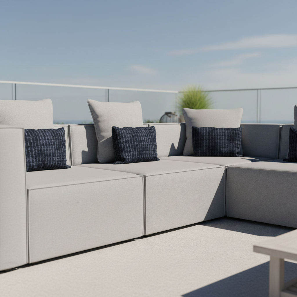 Modway Saybrook 8-Piece Outdoor Upholstered Sofa
