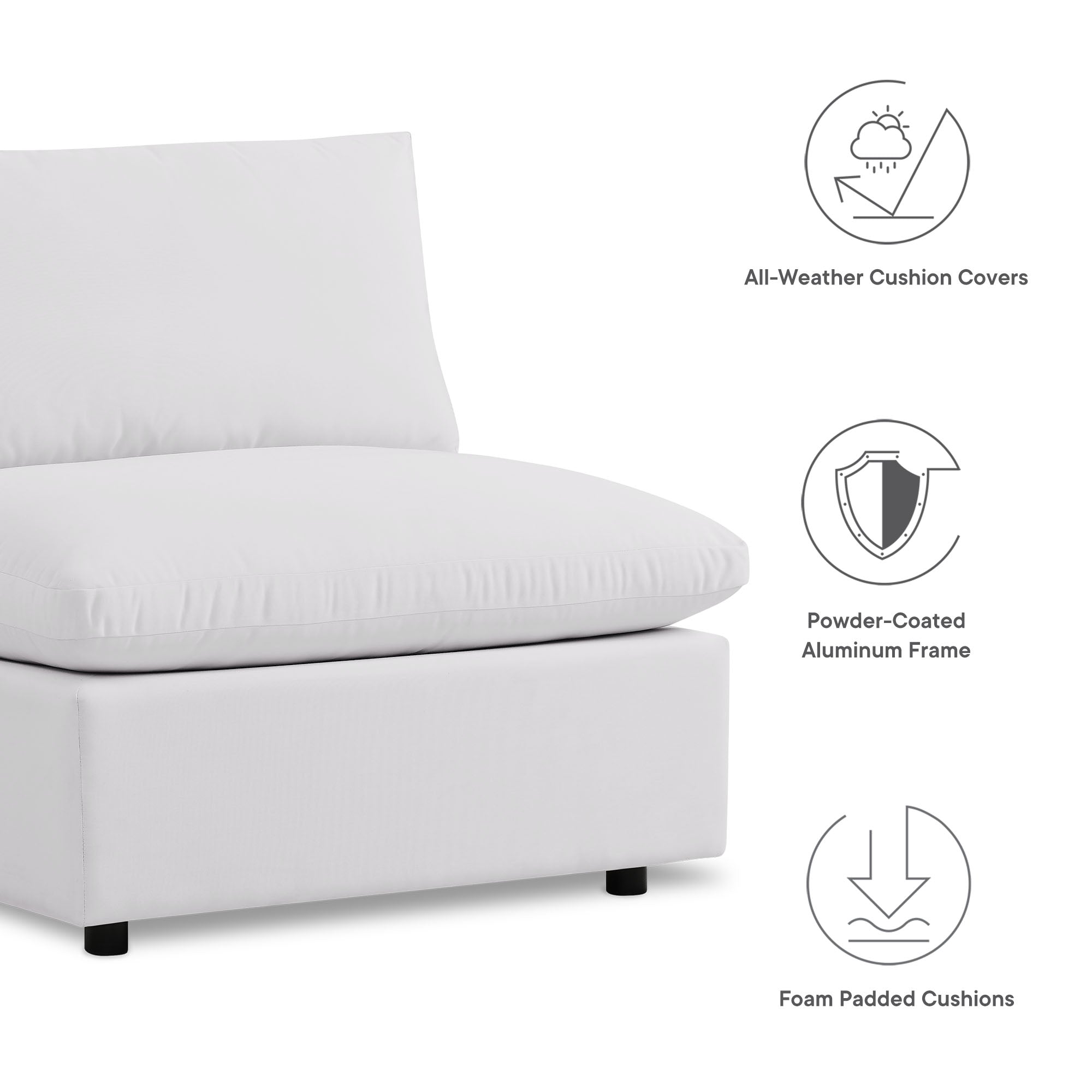 The Lavish Sunset Outdoor Sectional Sofa Set by Modway – Stylish 5-Piece Furniture for Patios