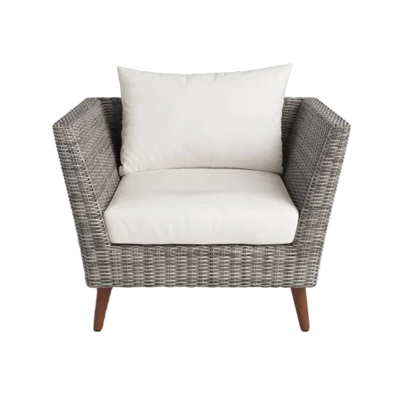 Panther Outdoor Patio Wicker and FSC Wood Seating Set