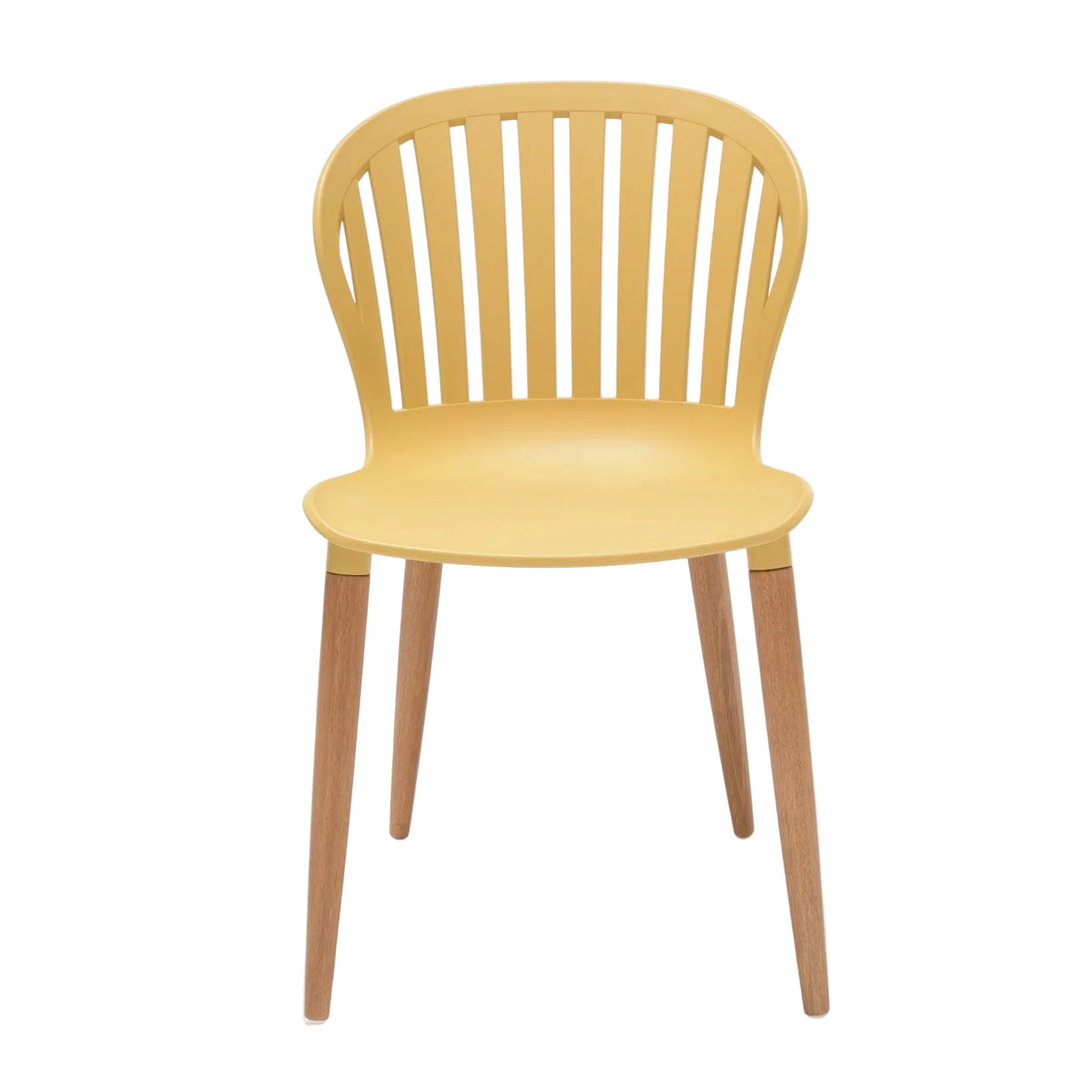 Nassau Side Chair in Honey Yellow Social Plastic® - 2pc