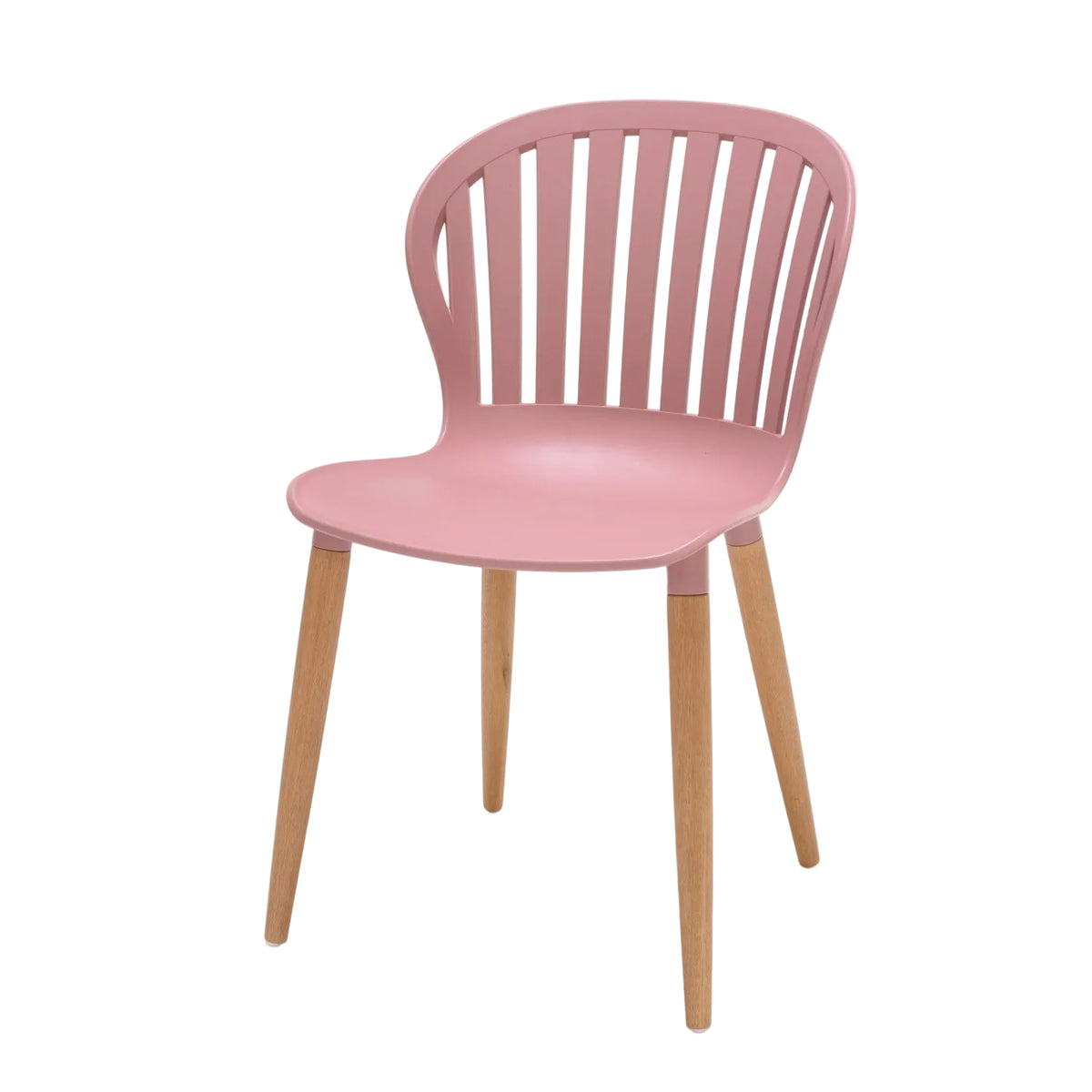 Nassau Side Chair in Peony Pink Social Plastic®- 2pc