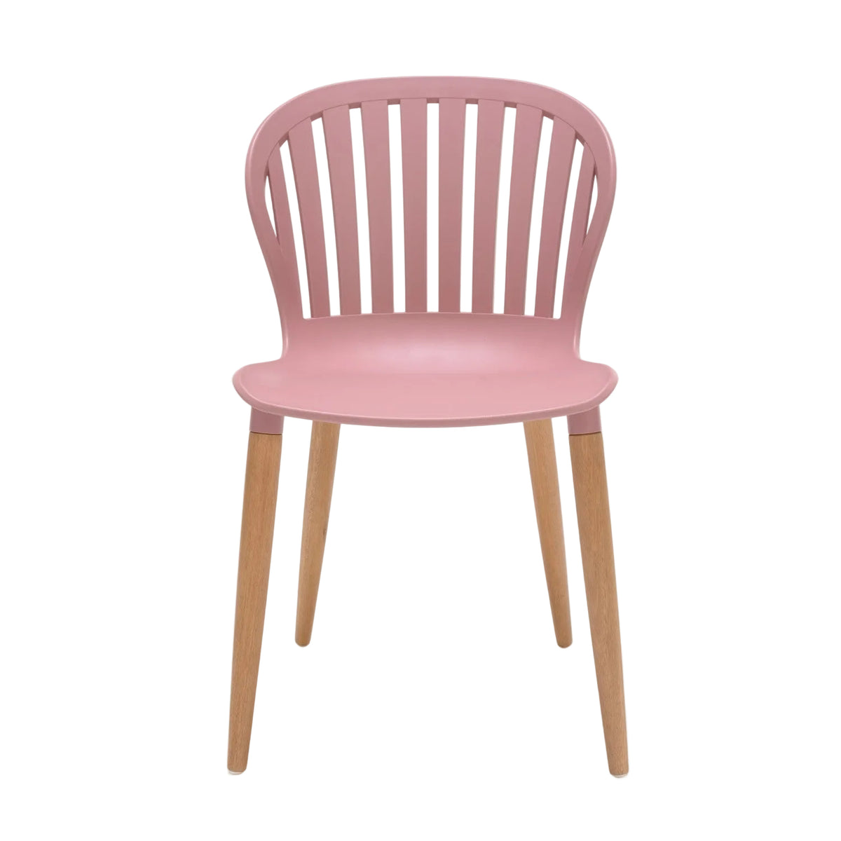 Nassau Side Chair in Peony Pink Social Plastic®- 2pc