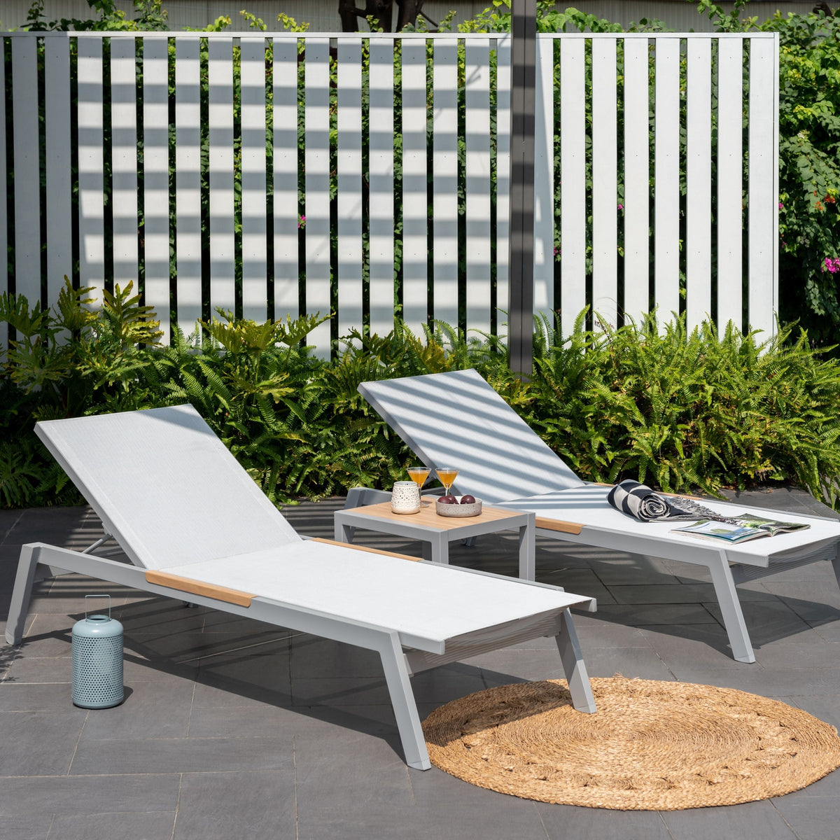 Panama Light Sun Lounger - 1pc