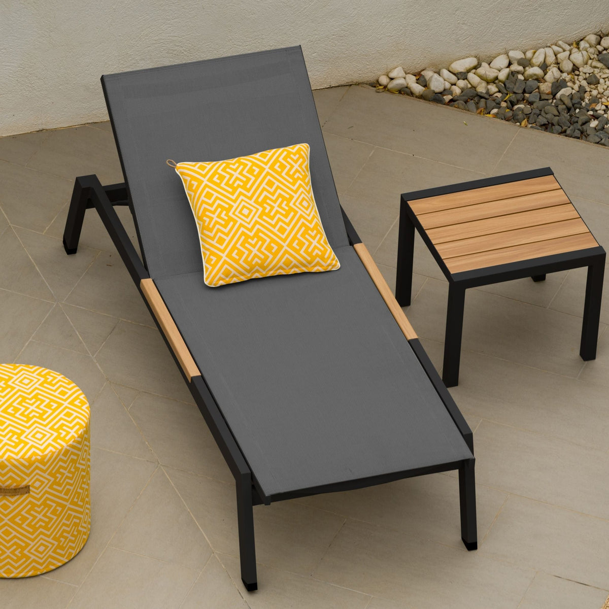 Panama Dark Sun Lounger - 1pc