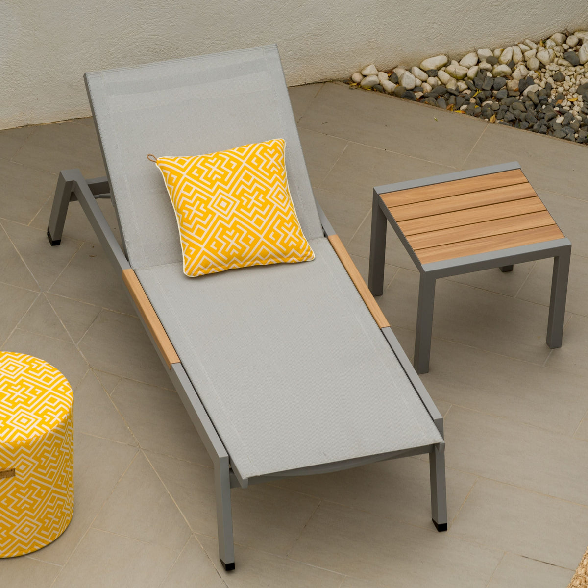 Panama Light Sun Lounger - 1pc
