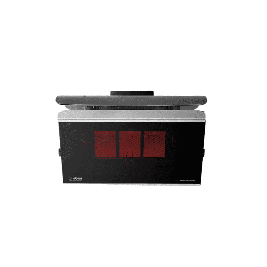 Bromic Platinum Gas 300 Series heater with heat deflector