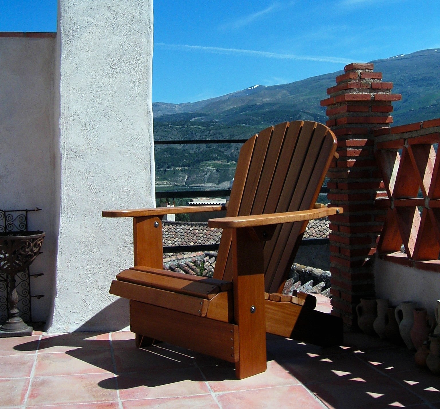 the Luxury Wooden Royal Adirondack Chair, I The Lavish Sunset