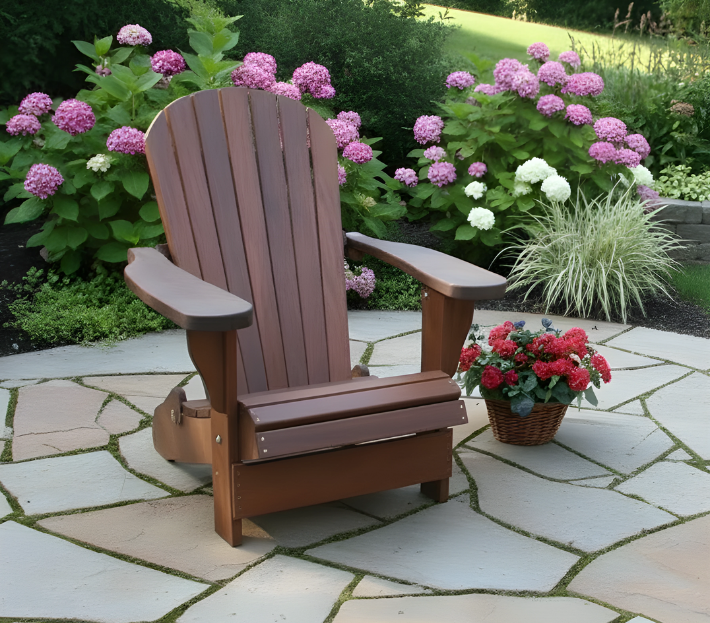 the Luxury Wooden Royal Adirondack Chair, I The Lavish Sunset