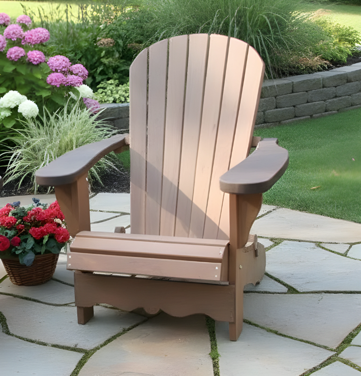 the Luxury Wooden Royal Adirondack Chair, I The Lavish Sunset