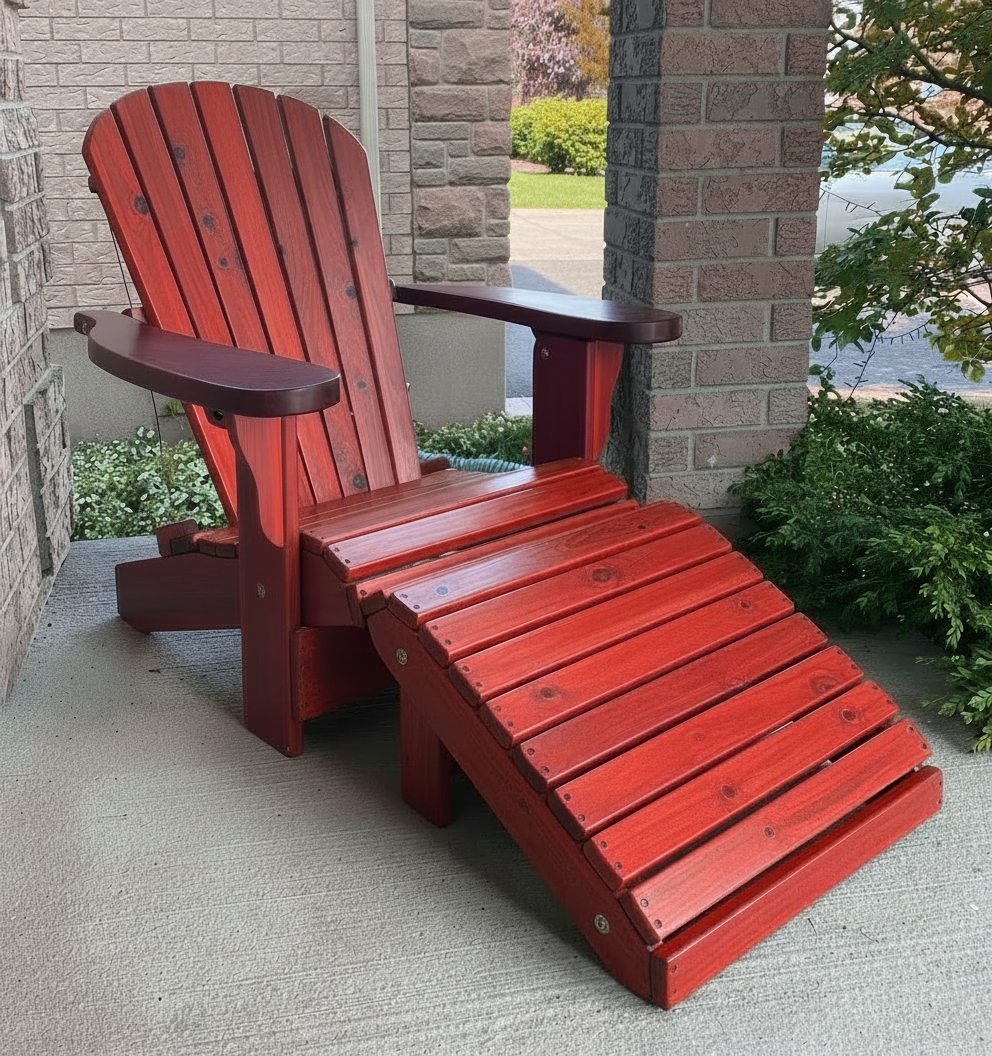 the Luxury Wooden Royal Adirondack Chair, I The Lavish Sunset