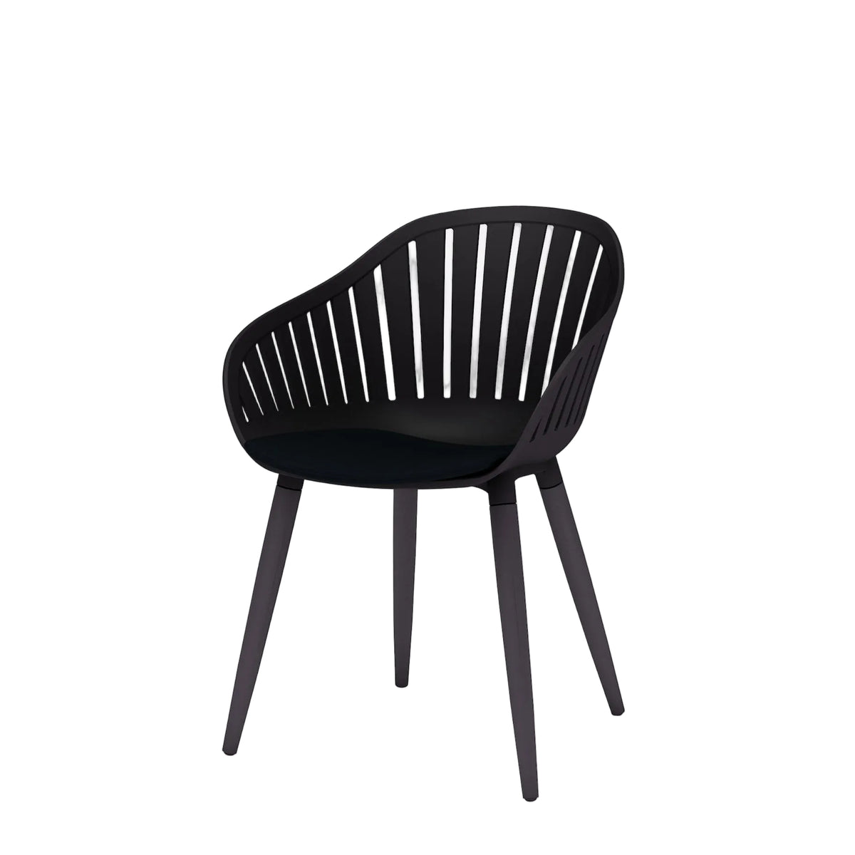 Nassau Resin and Aluminum Chairs - 4 Piece