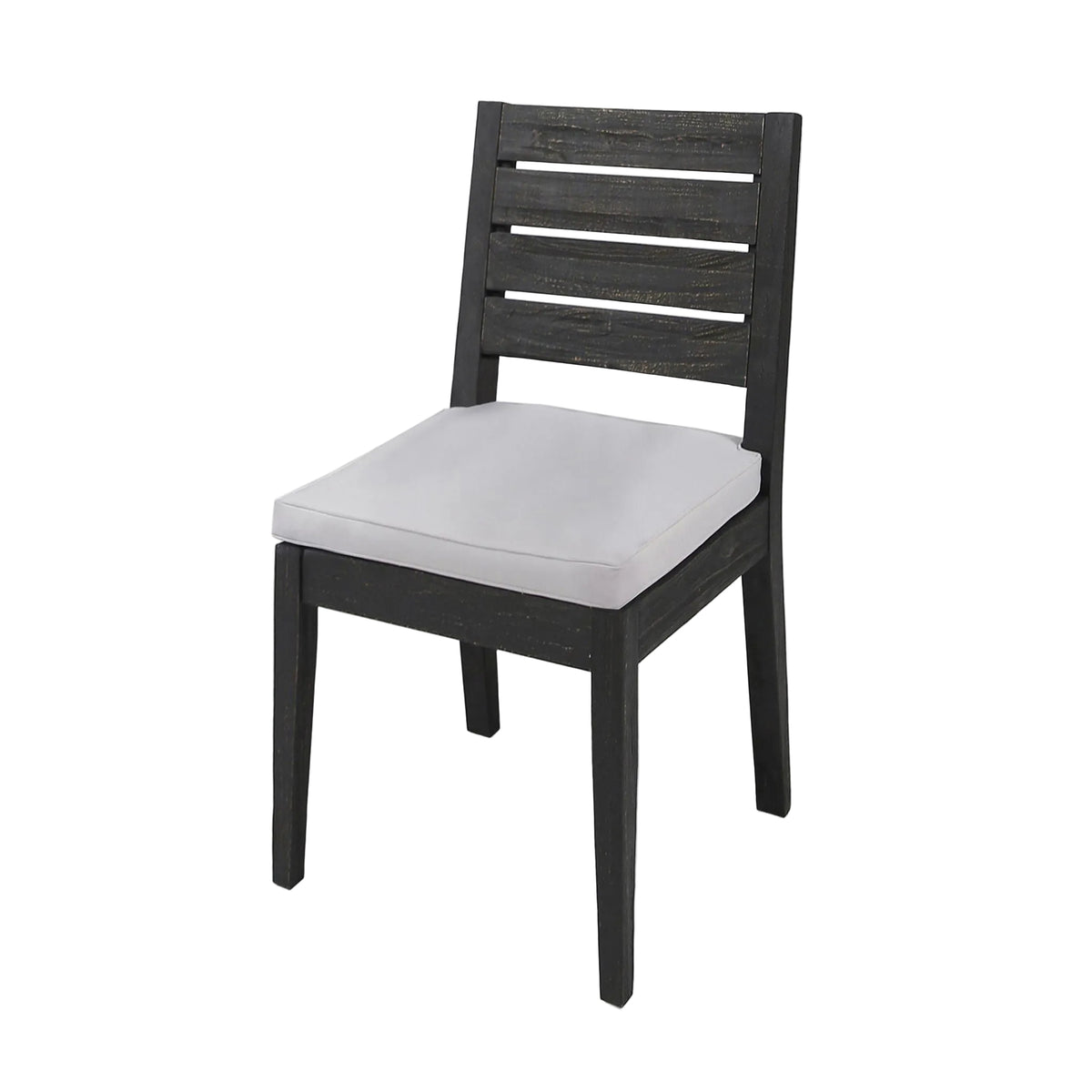Outdoor Armless Dining Chair With Cushions
