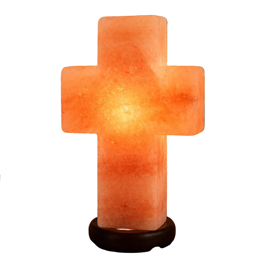 Cross Salt Lamp