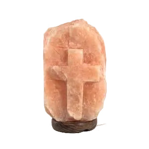 Himalayan Salt Lamp-Cross Shaped