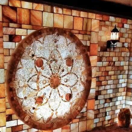 Himalayan Salt Room 4' x 4' Surface Area - 16 Sq feet - 8"x8"x2"
