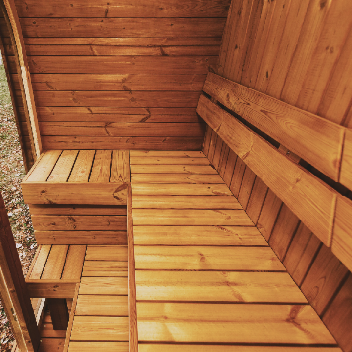 Mande MW20 Outdoor ThermoWood Sauna – Premium Backyard Relaxation by Lavish Sunset
