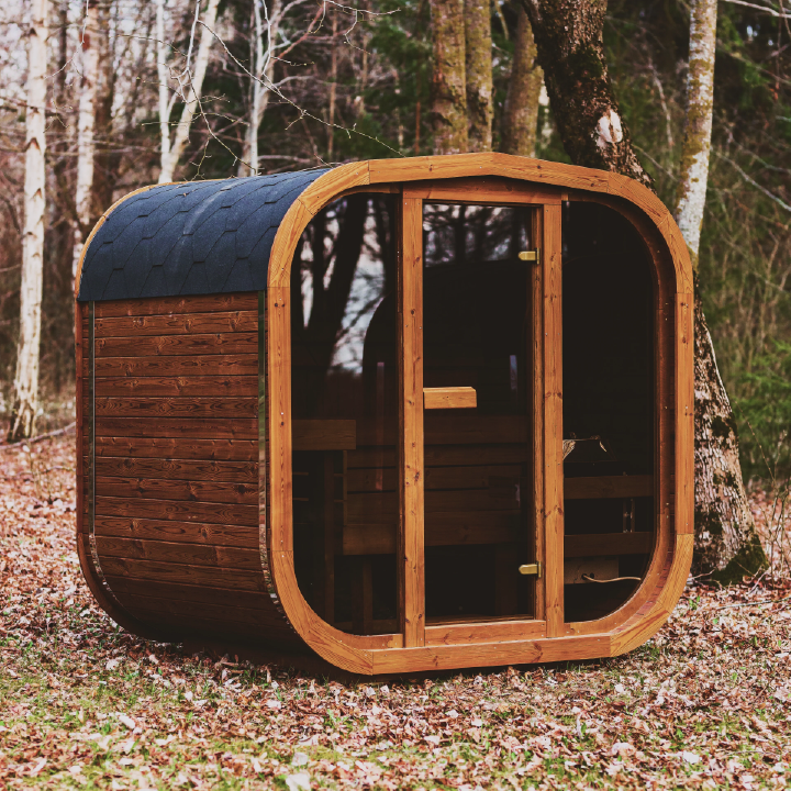 Mande MW20 Outdoor ThermoWood Sauna – Premium Backyard Relaxation by Lavish Sunset
