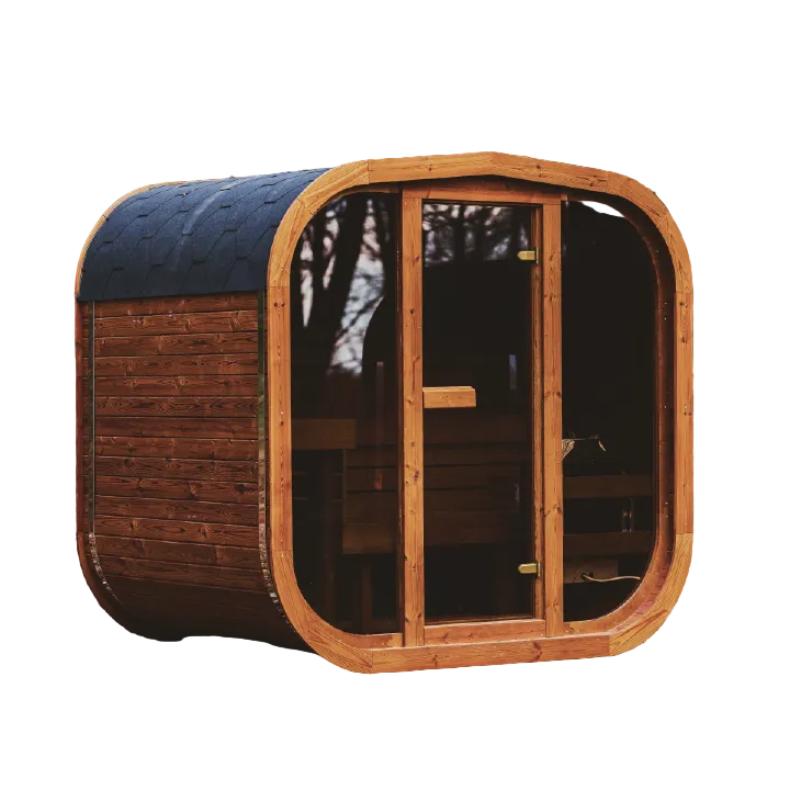 Mande MW20 Outdoor ThermoWood Sauna – Premium Backyard Relaxation by Lavish Sunset