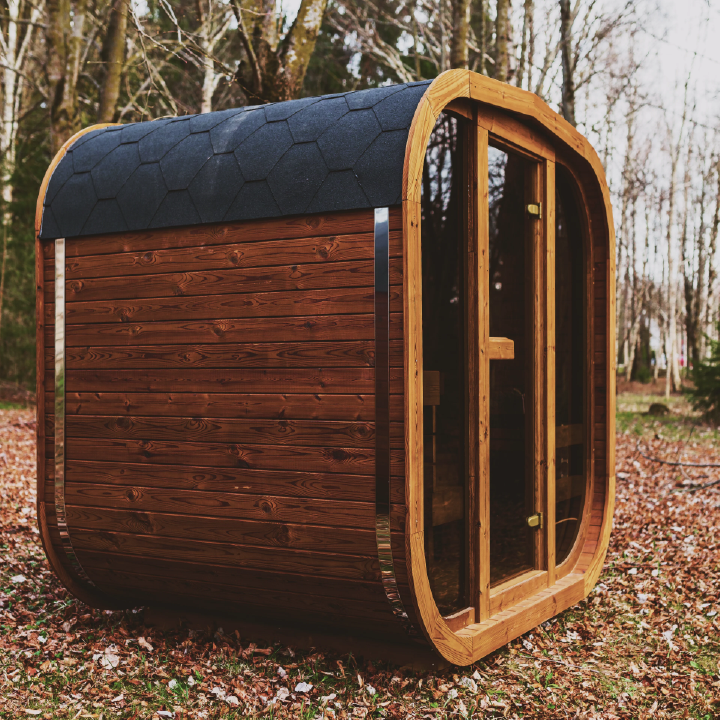 Mande MW20 Outdoor ThermoWood Sauna – Premium Backyard Relaxation by Lavish Sunset