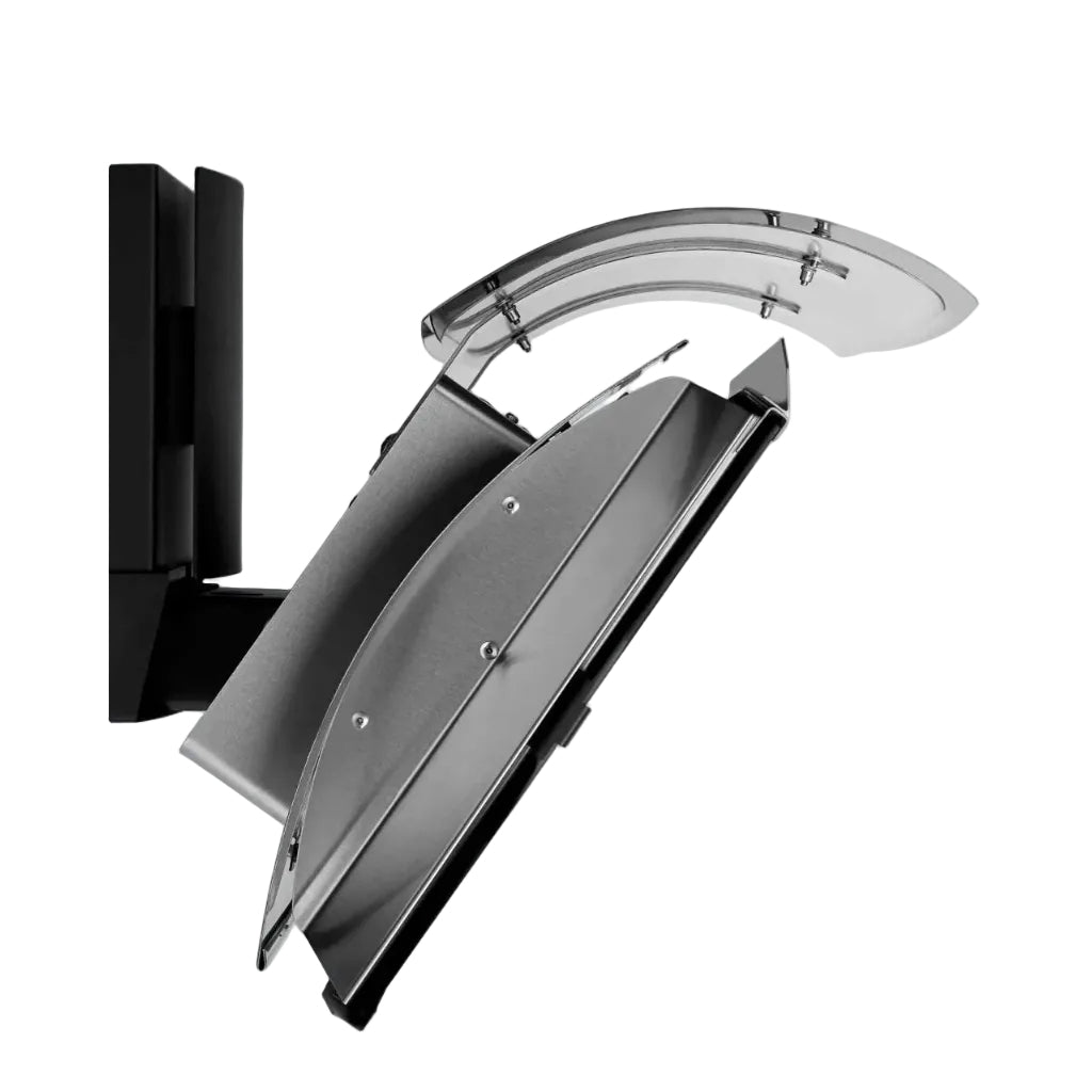 Close-up of a Bromic gas heater wall mounting bracket