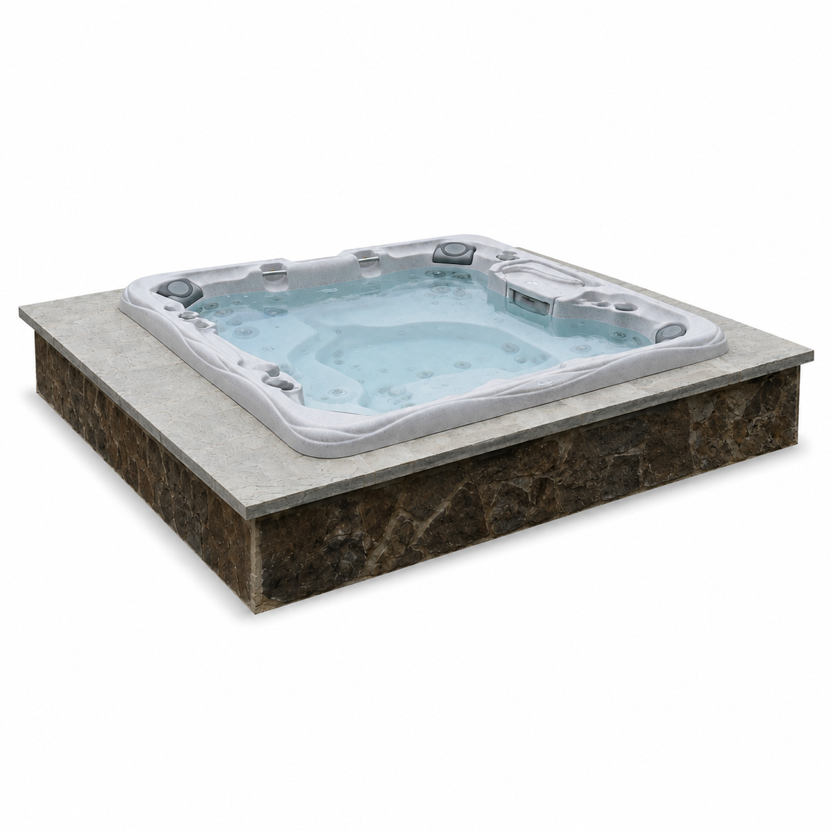 El Dorado Hot Tub - 5-Person Deep Comfort for Full-Body Hydrotherapy