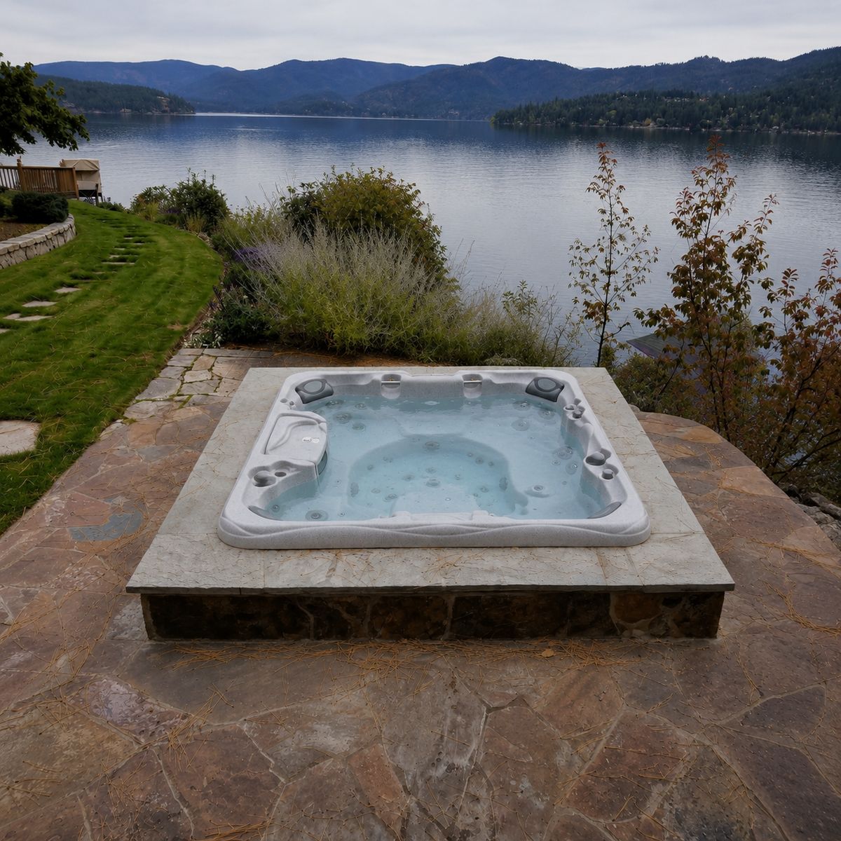 El Dorado Hot Tub - 5-Person Deep Comfort for Full-Body Hydrotherapy