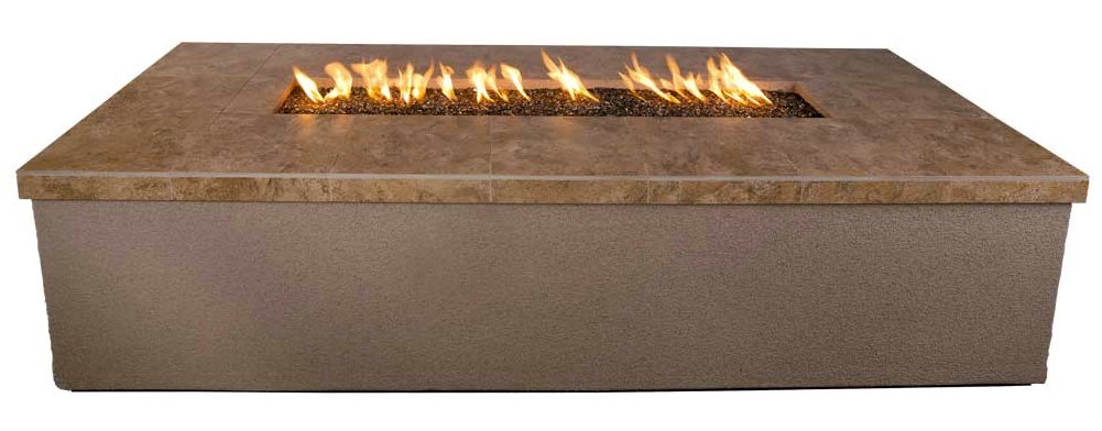 The Entertainer Luxury Outdoor Fire Pit & Glass | The Lavish Sunset