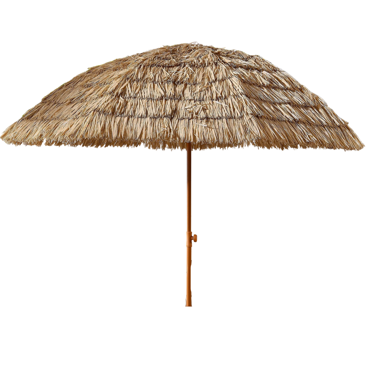 8' Thatched Patio Tiki Umbrella Tropical Palapa