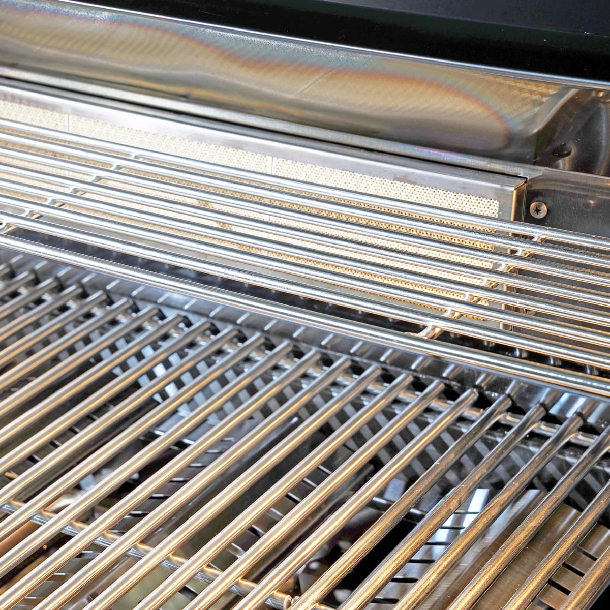 43" Black Six Burners Outdoor Kitchen Island Grill