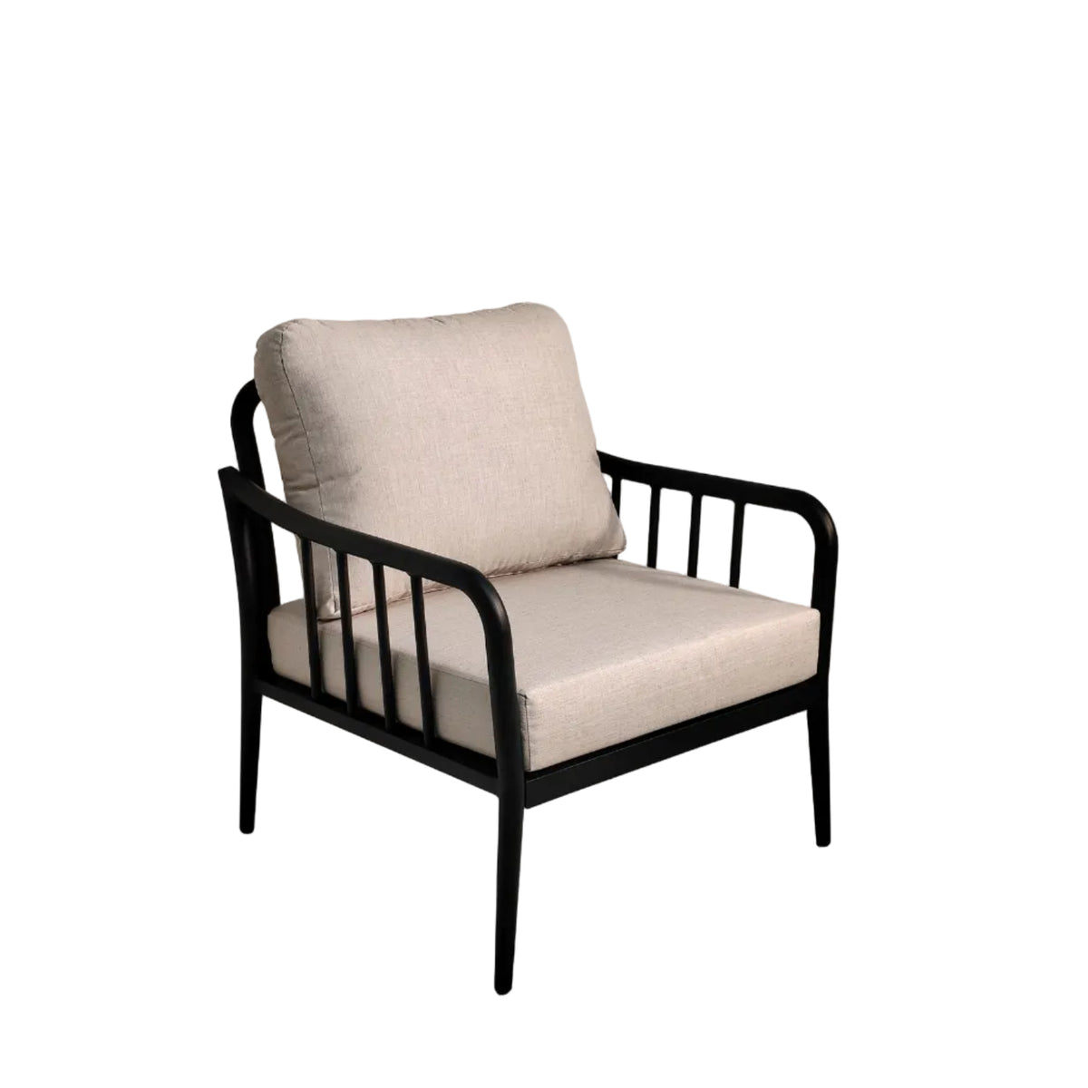 5PC Outdoor Aluminum Patio Furniture Modern Chat Sofa Conversation Set