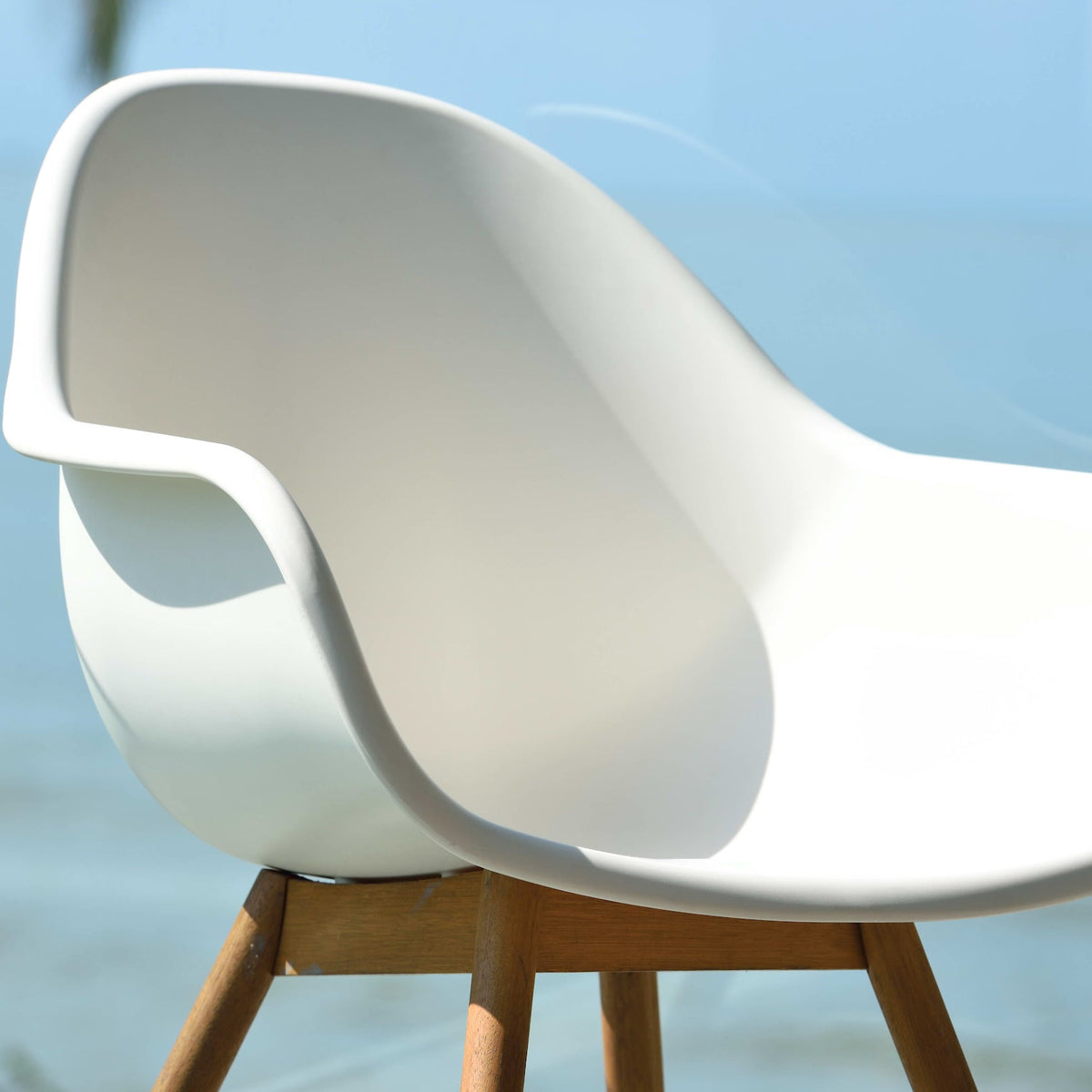Rinjani Rectangular Table and 6 Chamonix Arm Chair