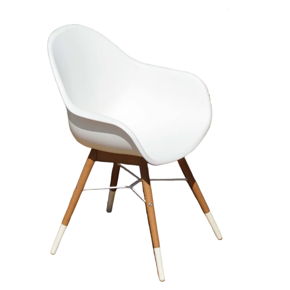 Chamonix Resin and FSC Wood Arm Chairs - 2pc