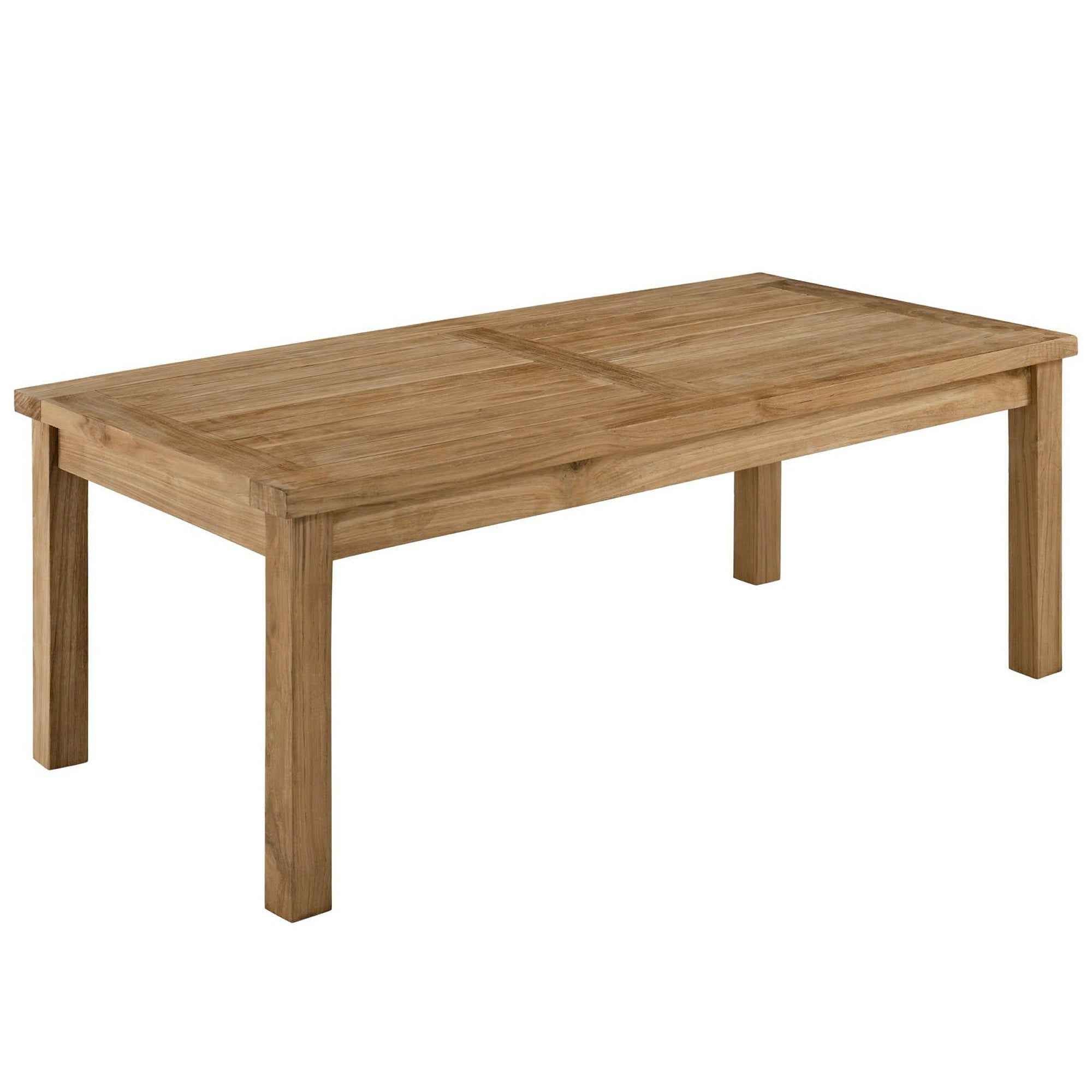 Lavish Sunset Marina Teak Outdoor Seating Set - 10-Piece Modway Collection
