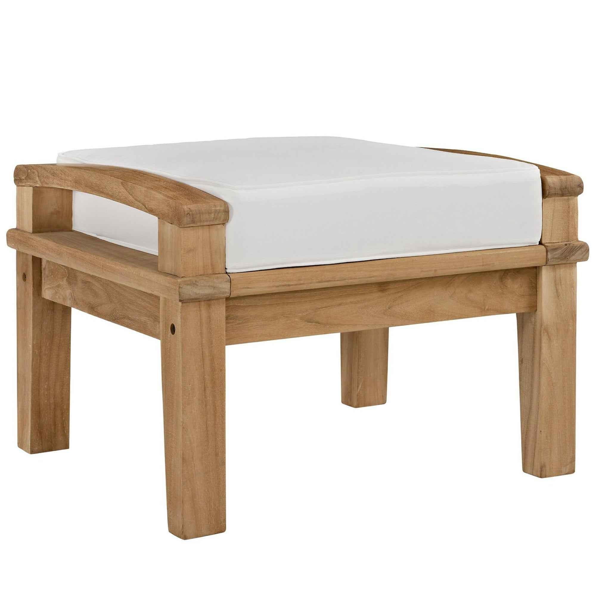 Lavish Sunset Outdoor Lounge Set - Marina 9-Piece Teak Collection by Modway